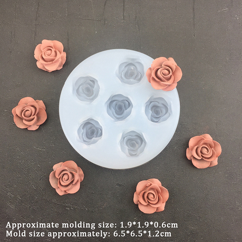 バラの形をした3Dシリコン型,葉,フォンダン,チョコレート型 - Candle Making Tutorial のレビューと価格