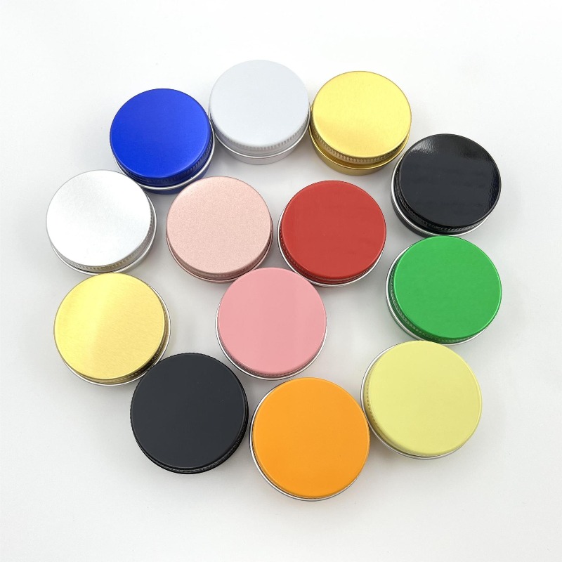 5ml～250ml 化粧品用アルミ缶 アルミボックス シルバ - Tin Container Lid のレビューと価格