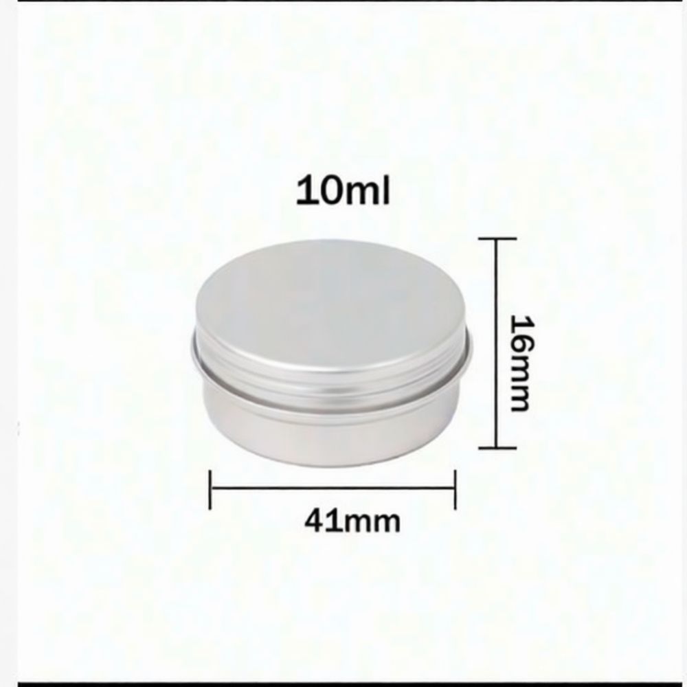 コンパクトなアルミ製容器、丸型金属製クリームジャー、漏れ防止 - Tin Container Lid のレビューと価格